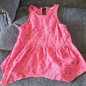 Coral tank top